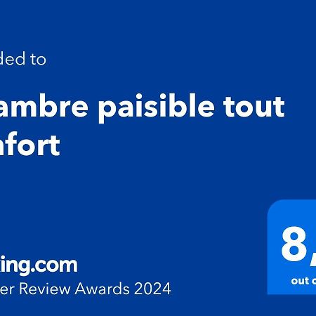 Chambre Paisible Tout Confort Courcouronnes Exterior foto